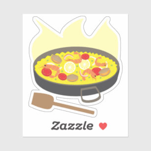 Pegatina Paella