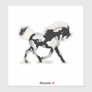 Pegatina Paint Paint Pony Pony Piebald Overo Ecuestre