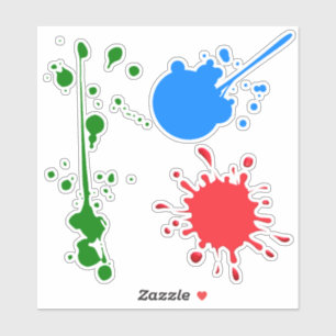 Pegatina Paint Splatters