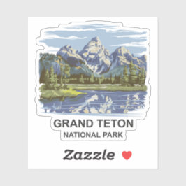 Pegatina Paisaje del Parque Nacional del Gran Tetón