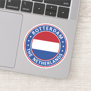 Pegatina Países Bajos, Rotterdam