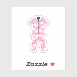 Pegatina Pajamas rosados