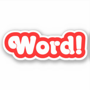 Pegatina ¡Palabra!