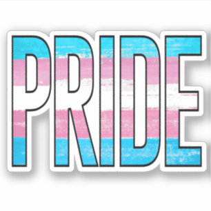 Pegatina Palabra del Orgullo Trans