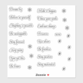 Pegatina Palabras y frases de publicación de Scrapbooking