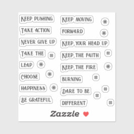 Pegatina Palabras y frases de publicación de Scrapbooking