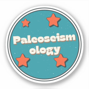 Pegatina Paleoseismología