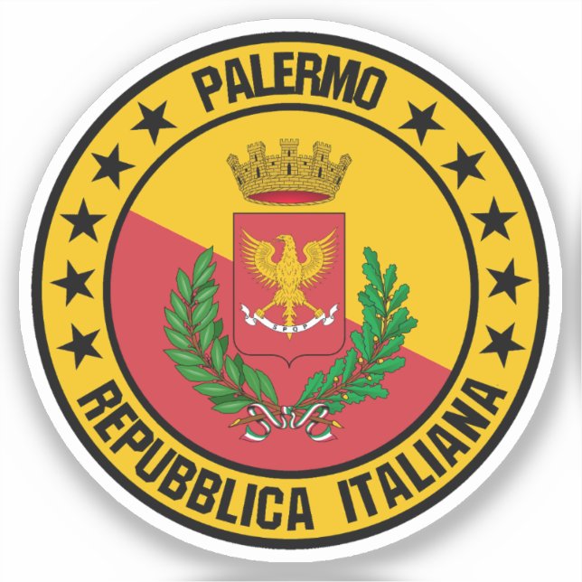 Pegatina Palermo (Anverso)