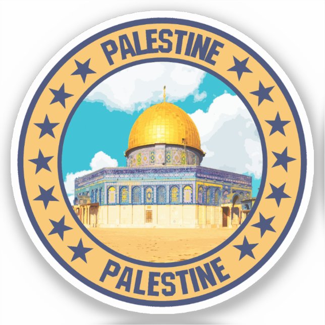 Pegatina Palestina (Anverso)