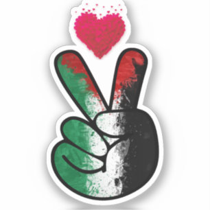 Pegatina Palestina libre v3