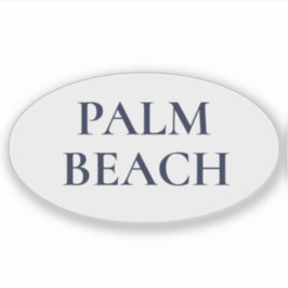 Pegatina Palm Beach Elegante Costero