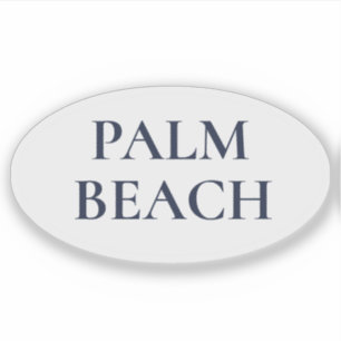 Pegatina Palm Beach Elegante Costero