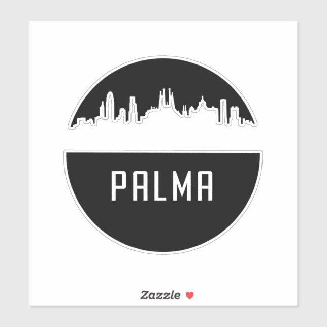 Pegatina Palma | cities of Spain (Hoja)