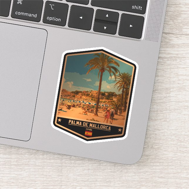 Pegatina Palma de Mallorca (Detalle)