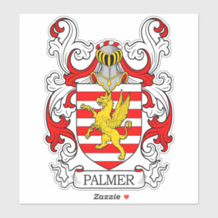 Pegatina Palmer Family Crest