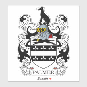 Pegatina Palmer Family Crest