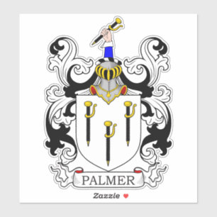 Pegatina Palmer Family Crest