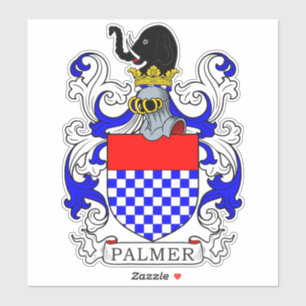 Pegatina Palmer Family Crest