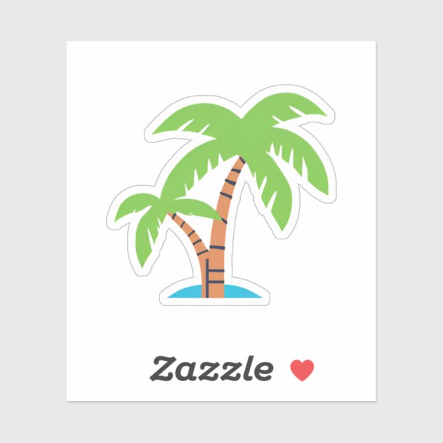 Pegatina Palmeras (Hoja)