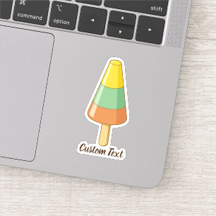 Pegatina Palo de sorbete con forma de cono