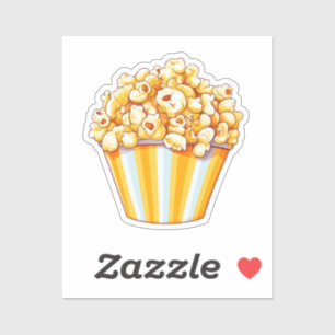 Pegatina palomitas de personalizado
