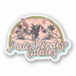 Pegatina Palos Verdes Estates, California