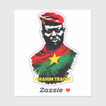 Pegatina Panafricana de Ibrahim Traoré – Burkina F