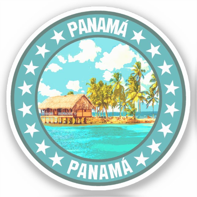 Pegatina Panamá (Anverso)