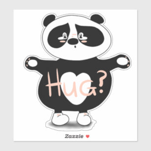 Pegatina Panda Bear Hugs