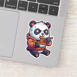 Pegatina Panda de Fideos Picantes