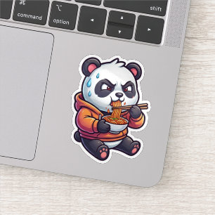 Pegatina Panda de Fideos Picantes