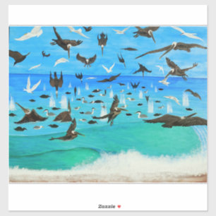 Pegatina Pandemonismo pelicano