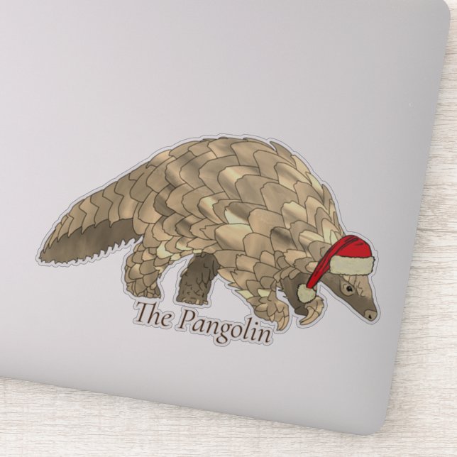 Pegatina Pangolín Lindo Santa Especies en Peligro de Extinc (Detalle)