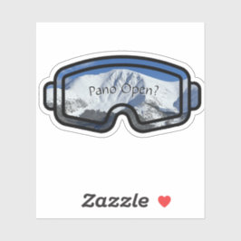 Pegatina Pano Open Custom-Cut Vinyl Sticker