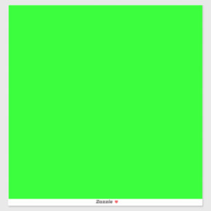 Pegatina Pantalla verde neón moderna brillante Gran cuadra