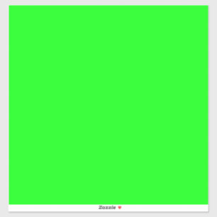 Pegatina Pantalla verde neón moderna brillante Gran cuadrad