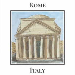 Pegatina Panteón, Roma Italia