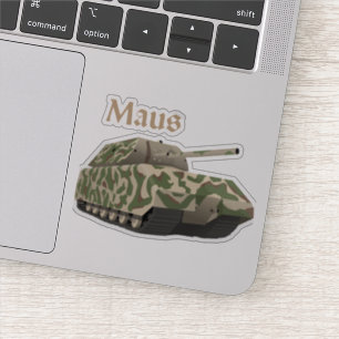 Pegatina Panzer VIII Maus Alemania WW2 Blindaje