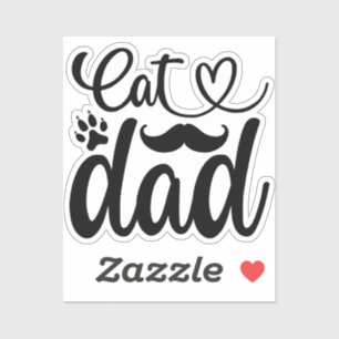 Pegatina Papá Gato