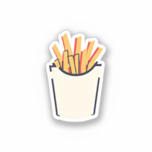 Pegatina Papas fritas