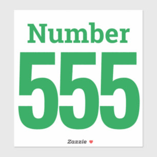 Pegatina Papel de la rueda número de la papelera hasta tres