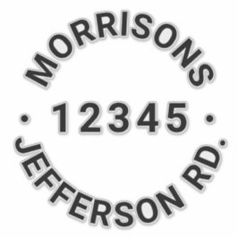 Pegatina Papelera de reciclaje de basura de personalizado N