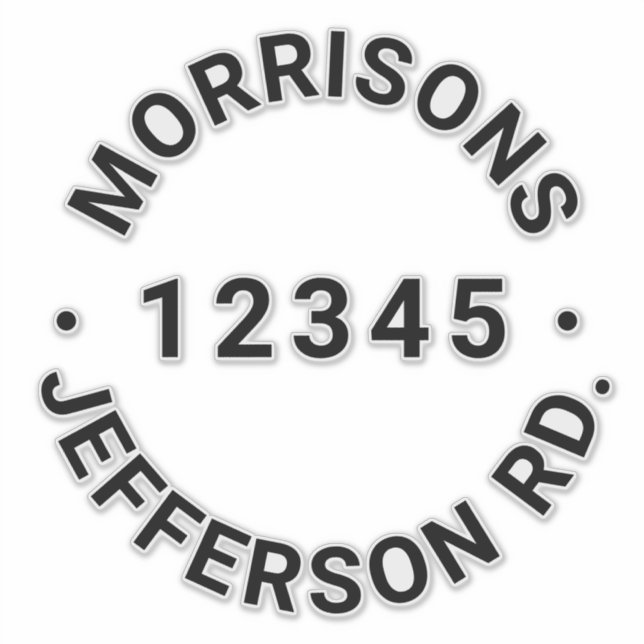 Pegatina Papelera de reciclaje de basura de personalizado N (Anverso)