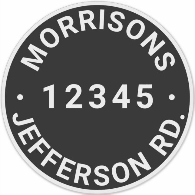 Pegatina Papelera de reciclaje de basura de personalizado N (Anverso)