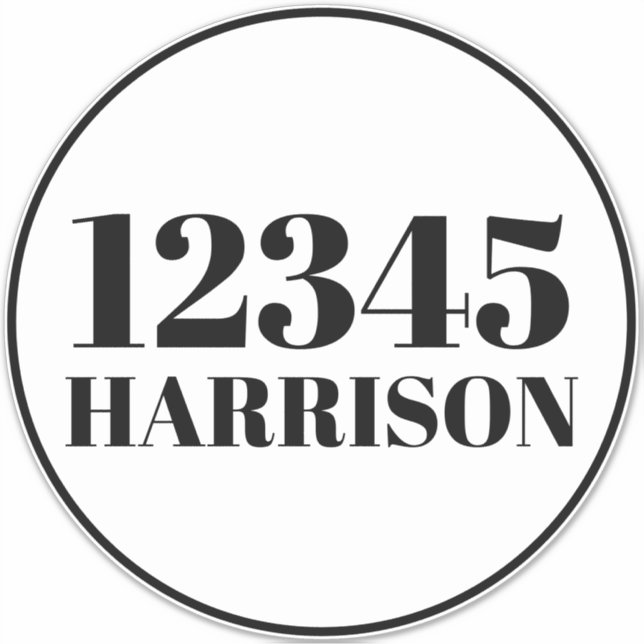 Pegatina Papelera de reciclaje de basura de personalizado N (Anverso)