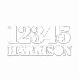 Pegatina Papelera de reciclaje de basura de personalizado N