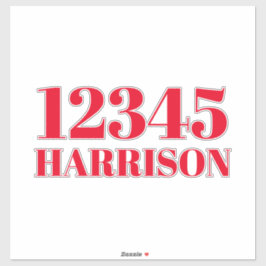 Pegatina Papelera de reciclaje de basura de personalizado N