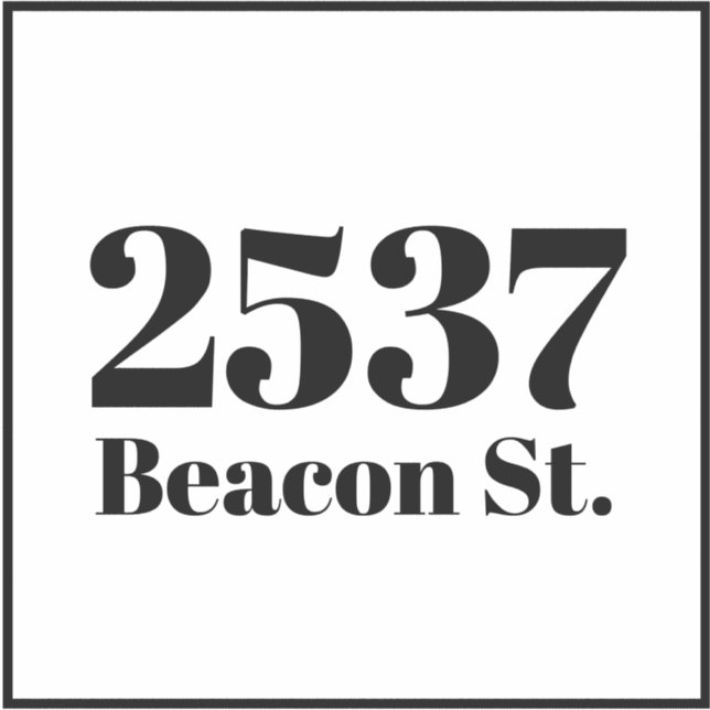 Pegatina Papelera de reciclaje de basura de personalizado N (Anverso)