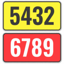 Papelera reciclable - Número de dirección personal