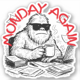 Pegatina Paperwork Chaos Abominable Snowman
